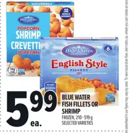 Metro BLUE WATER FISH FILLETS OR SHRIMP offer