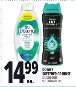 Metro DOWNY SOFTENER OR RINSE offer