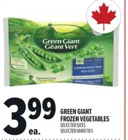 Metro GREEN GIANT FROZEN VEGETABLES offer