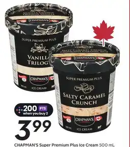 Sobeys CHAPMAN'S Super Premium Plus Ice Cream offer