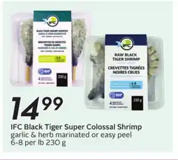 Sobeys IFC Black Tiger Super Colossal Shrimp offer