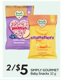 Sobeys SIMPLY GOURMET Baby Snacks offer