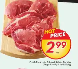 Sobeys Fresh Pork Loin Rib and Sirloin Combo Chops offer