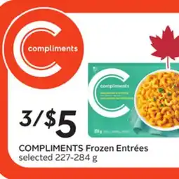 Sobeys COMPLIMENTS Frozen Entrées offer