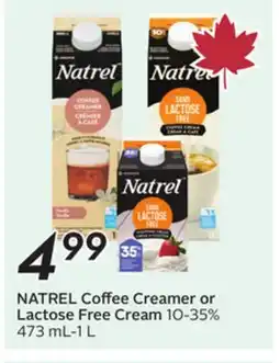 Sobeys NATREL Coffee Creamer or Lactose Free Cream offer