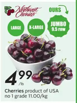 Sobeys Cherries offer