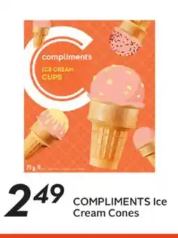 Sobeys COMPLIMENTS Ice Cream Cones offer