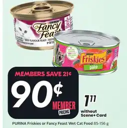 Sobeys PURINA Friskies or Fancy Feast Wet Cat Food offer