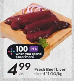 Sobeys Fresh Beef Liver offer