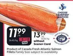 Sobeys Fresh Atlantic Salmon Fillets offer