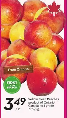 Sobeys Yellow Flesh Peaches offer