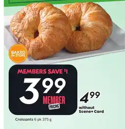 Sobeys Croissants offer