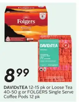 Sobeys DAVIDsTEA offer