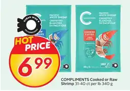 Sobeys COMPLIMENTS Cooked or Raw Shrimp offer
