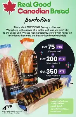 Sobeys PORTOFINO Breads offer