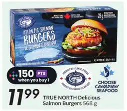Sobeys TRUE NORTH Delicious Salmon Burgers offer