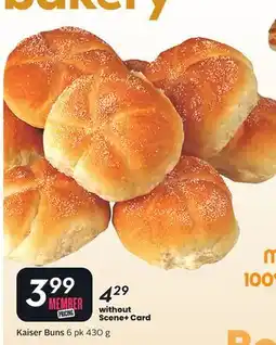 Sobeys Kaiser Buns offer