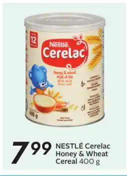 Sobeys NESTLÉ Cerelac Honey & Wheat Cereal offer