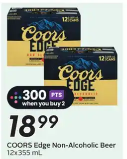 Sobeys COORS Edge Non-Alcoholic Beer offer