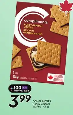 Sobeys COMPLIMENTS Honey Graham Wafers offer