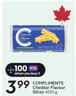 Sobeys COMPLIMENTS Cheddar Flavour Slices offer