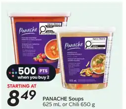 Sobeys PANACHE Soups offer
