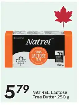 Sobeys NATREL Lactose Free Butter offer