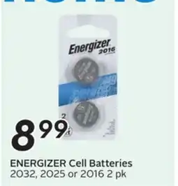 Sobeys ENERGIZER Cell Batteries offer