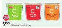 Sobeys COMPLIMENTS Salads offer