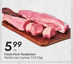 Sobeys Fresh Pork Tenderloin offer