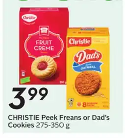 Sobeys CHRISTIE Peek Freans or Dad's Cookies offer