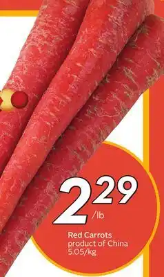 Sobeys Red Carrots offer