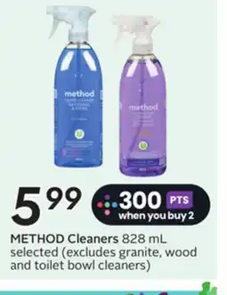 Sobeys METHOD Cleaners offer