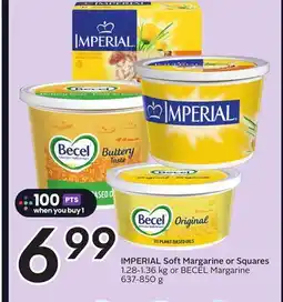 Sobeys IMPERIAL Soft Margarine or Squares offer