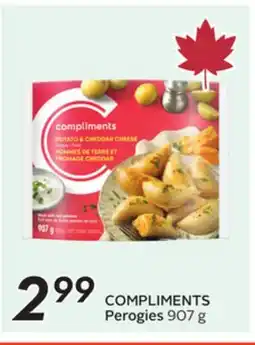 Sobeys COMPLIMENTS Perogies offer
