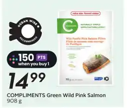 Sobeys COMPLIMENTS Green Wild Pink Salmon offer
