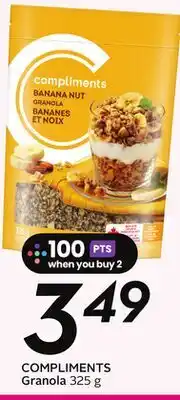 Sobeys COMPLIMENTS Granola offer
