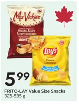 Sobeys FRITO-LAY Value Size Snacks offer