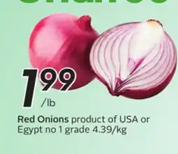 Sobeys Red Onions offer
