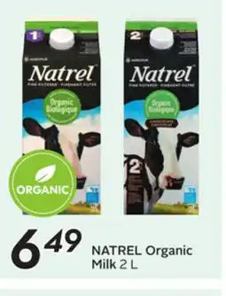 Sobeys NATREL Organic Milk offer
