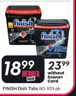 Sobeys FINISH Dish Tabs offer
