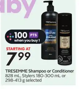 Sobeys TRESEMME Shampoo or Conditioner offer