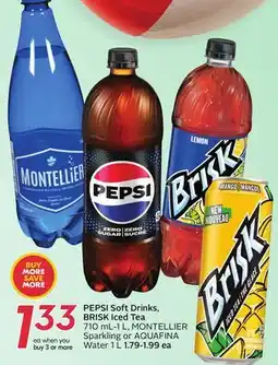 Sobeys PEPSI Soft Drinks, BRISK Iced Tea offer