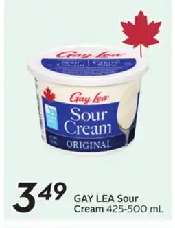 Sobeys GAY LEA Sour Cream offer