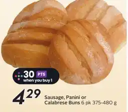 Sobeys Sausage, Panini or Calabrese Buns offer