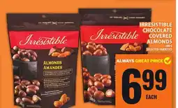 Food Basics IRRESISTIBLE CHOCOLATE COVERED ALMONDS offer