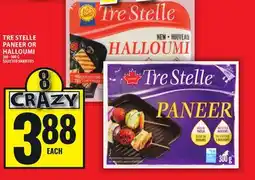 Food Basics TRE STELLE PANEER OR HALLOUMI offer