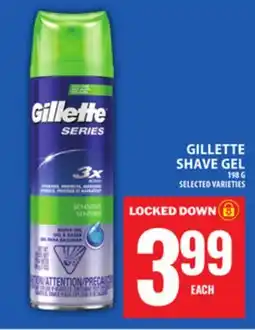 Food Basics GILLETTE SHAVE GEL offer