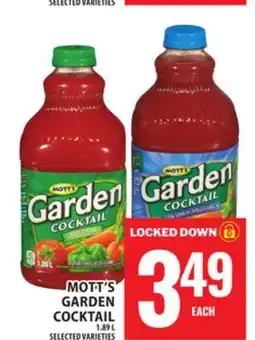 Food Basics MOTT'S GARDEN COCKTAIL offer