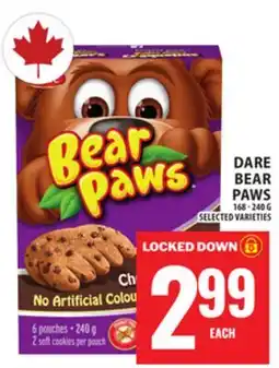 Food Basics DARE BEAR PAWS offer